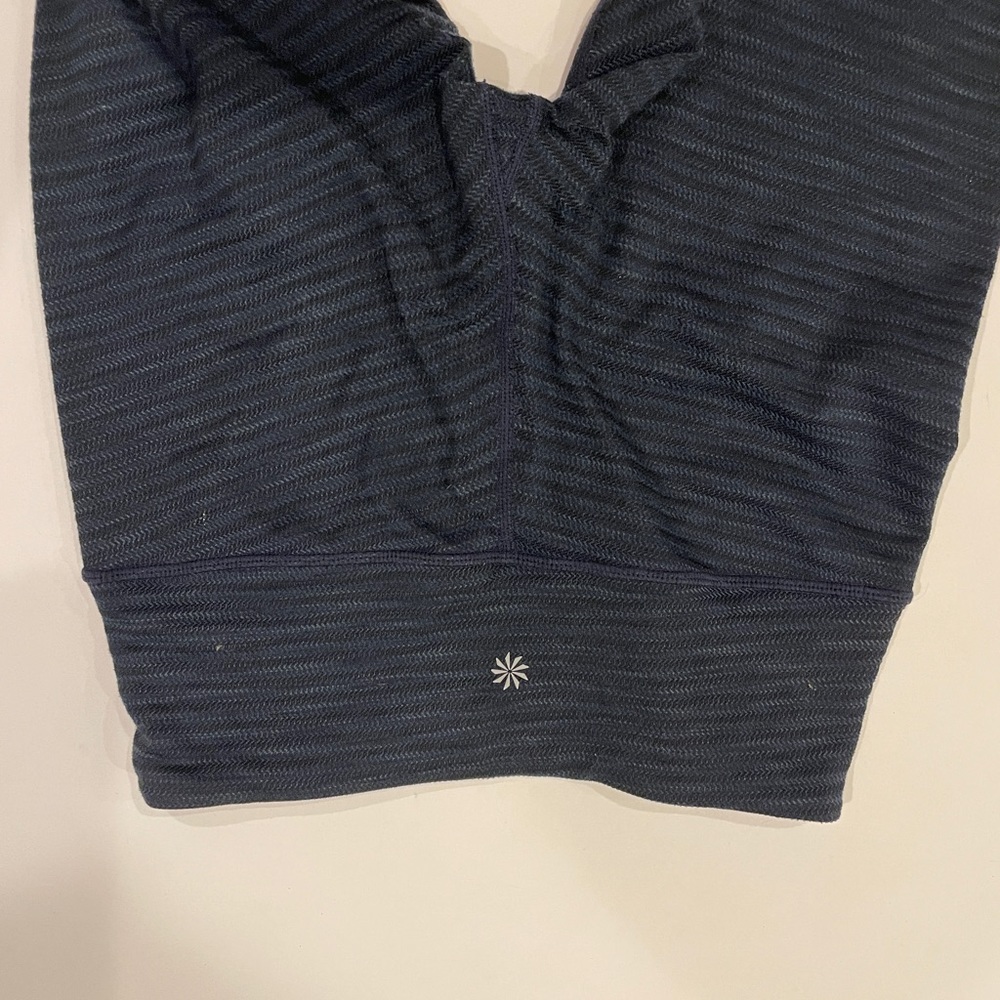 athleta heathered navy leggings - Picture 3 of 4